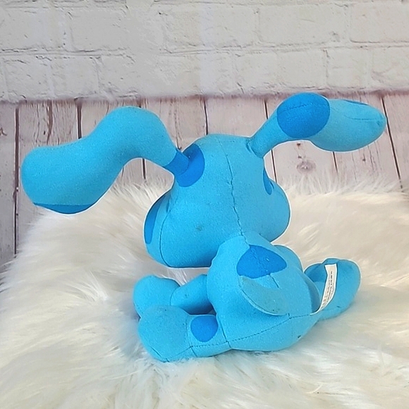 Vintage Tyco 1997 90s Mattel Blues Clues Poseable Blue Plush Stuffed Animal Nick - Picture 7 of 17